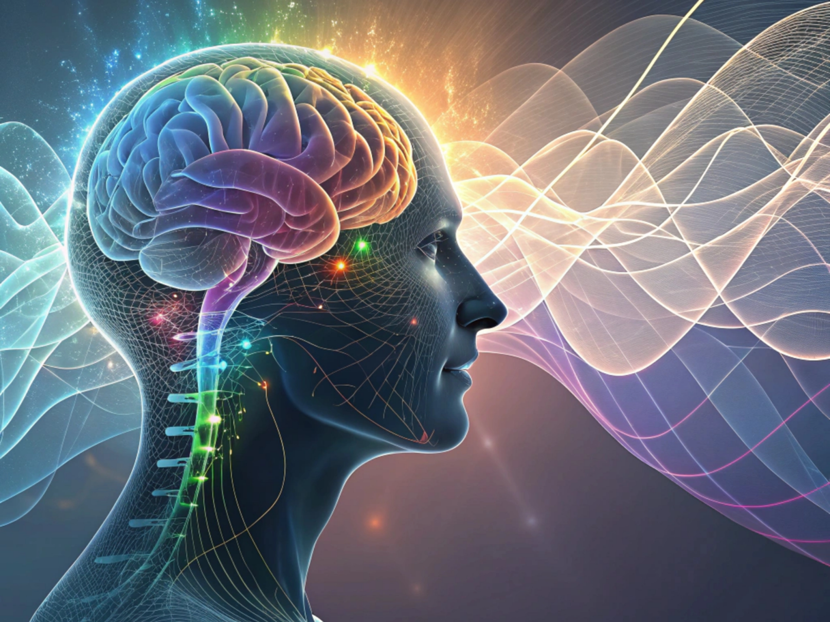 Unser Gehirn zeichnet, genau wie ein spirituelles Hologramm, komplexe Wellenfelder auf, welche mit anderen Wellenfeldern in Resonanz & Interaktion treten.