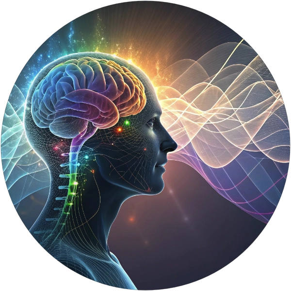 Just like a spiritual hologram, our brain records complex wave fields that resonate and interact with other wave fields.